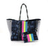 The Everything Bag - Navy Camo Rainbow Stripe dubai outfit dress brunch fashion mums
