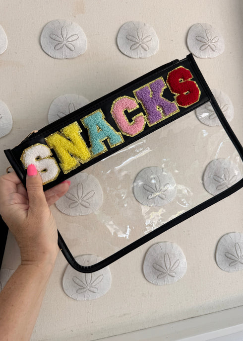 The Flat Pouch - Black Snacks dubai outfit dress brunch fashion mums