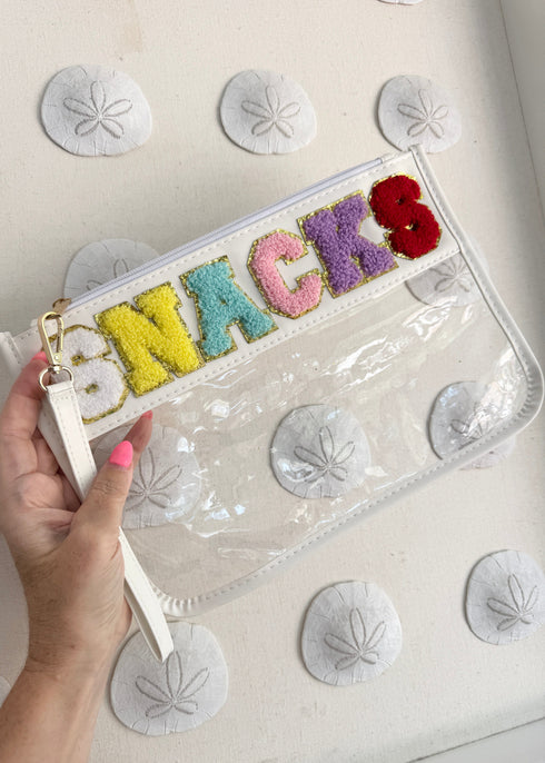 The Flat Pouch - White Snacks dubai outfit dress brunch fashion mums