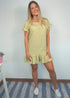 The Flirty Anywhere Dress - Pistachio Polka Dot dubai outfit dress brunch fashion mums