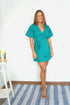The Flirty Wrap Dress - Emerald Green dubai outfit dress brunch fashion mums