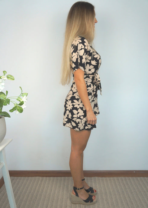 The Flirty Wrap Dress - Midnight Style dubai outfit dress brunch fashion mums