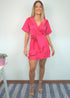 The Flirty Wrap Dress - Scarlett Satin dubai outfit dress brunch fashion mums