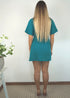 The Flirty Wrap Dress - Summer Teal dubai outfit dress brunch fashion mums