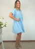The French Dress - Cy Sky Blue dubai outfit dress brunch fashion mums