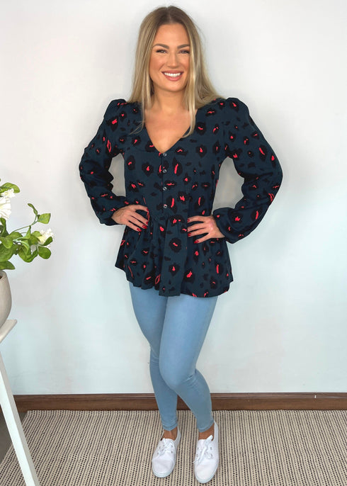 The Hampstead Top - Forest Leopard dubai outfit dress brunch fashion mums