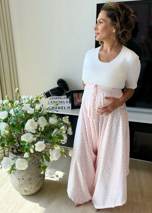 O/S The Harem Jumpsuit - Jungle Blush dubai outfit dress brunch fashion mums