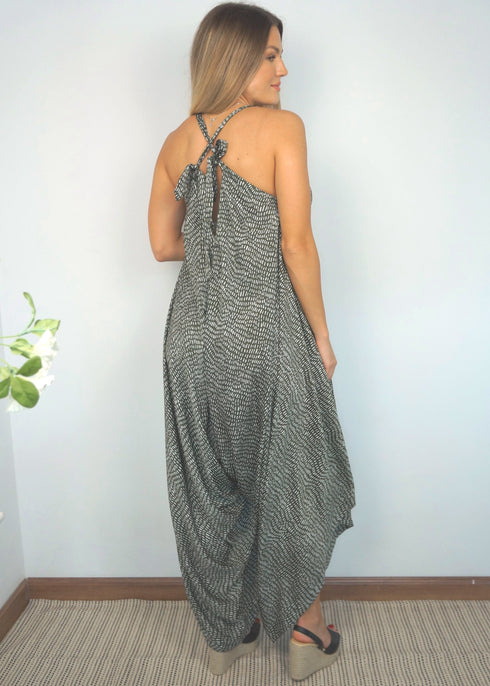 O/S The Harem Jumpsuit - Olive Martinis dubai outfit dress brunch fashion mums