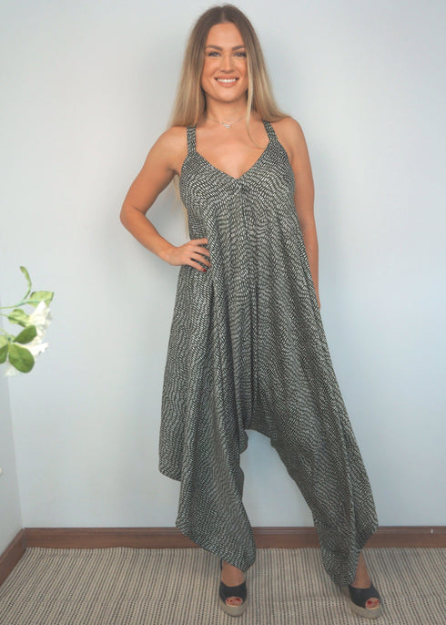 O/S The Harem Jumpsuit - Olive Martinis dubai outfit dress brunch fashion mums