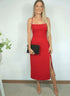 The Hayley Dress - Red dubai outfit dress brunch fashion mums