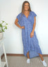 O/S The Kate Maxi Dress - Ditsy Royal dubai outfit dress brunch fashion mums