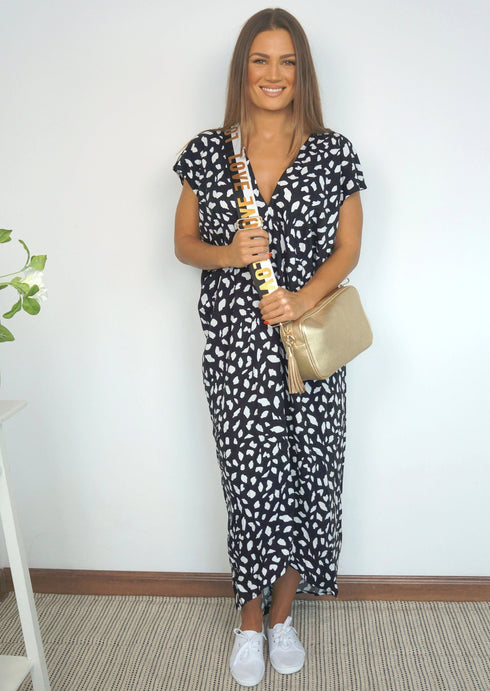 The Kate Maxi Dress - Wild Abstract dubai outfit dress brunch fashion mums