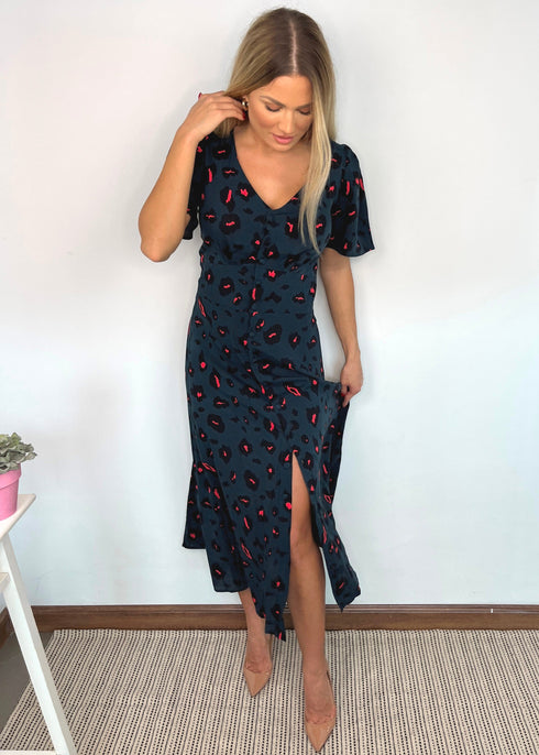 The Kensington Dress - Forest Leopard dubai outfit dress brunch fashion mums