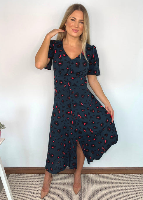 The Kensington Dress - Forest Leopard dubai outfit dress brunch fashion mums