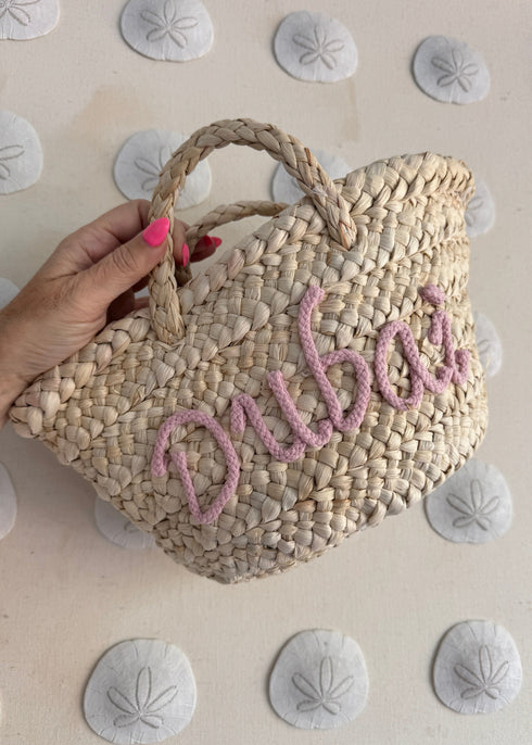 Dubai (pink) The Little Basket Bag - Dubai Pink dubai outfit dress brunch fashion mums