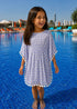 The Little Kaftan - Kitten Clouds w/ White Pom Poms dubai outfit dress brunch fashion mums
