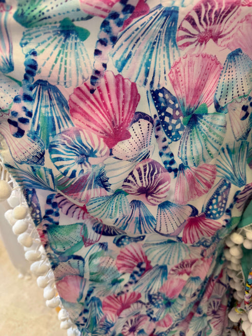 The Little Kaftan - Mermaid Shells dubai outfit dress brunch fashion mums