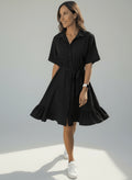 The Lola Shirt Dress - Cy Black dubai outfit dress brunch fashion mums