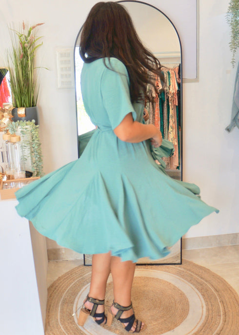 The Lola Shirt Dress - Cy Khaki dubai outfit dress brunch fashion mums