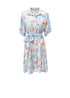 The Lola Shirt Dress - Hibiscus Blue dubai outfit dress brunch fashion mums