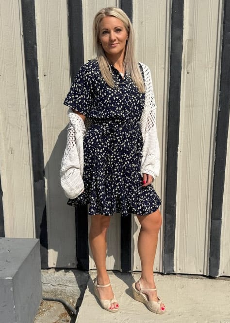 The Lola Shirt Dress - Indigo Garden dubai outfit dress brunch fashion mums