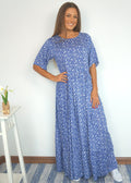 The Marina Dress - Ditsy Royal dubai outfit dress brunch fashion mums
