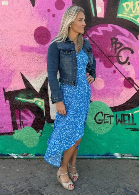 The Maxi Wrap Dress - Royal Weekends dubai outfit dress brunch fashion mums