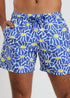 The Men's Swim Shorts - Blue Flowers dubai outfit dress brunch fashion mums