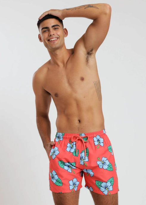 The Men's Swim Shorts - Orange Hibiscus dubai outfit dress brunch fashion mums