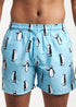 The Men's Swim Shorts - Penguins Baby Blue dubai outfit dress brunch fashion mums