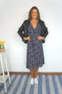 The Midi Wrap Dress - Indigo Garden dubai outfit dress brunch fashion mums