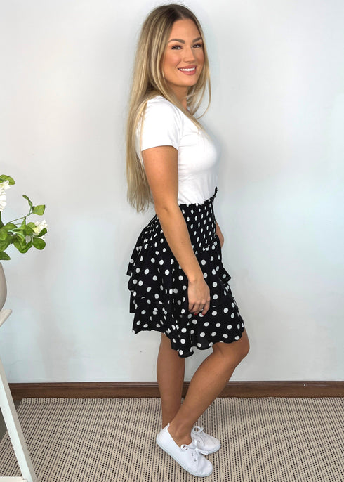 The Mini Ditsy Skirt - City Polka dubai outfit dress brunch fashion mums