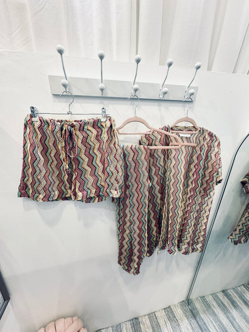 The Neon Star Co-ords - Shirt & Kimono Set - Miss Sorbet dubai outfit dress brunch fashion mums