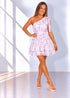 One size (fits UK 8 - 16) The Nicole Mini - Feathered Floral dubai outfit dress brunch fashion mums