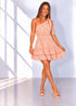One size (fits UK 8 - 16) The Nicole Mini - Peach Sundae dubai outfit dress brunch fashion mums