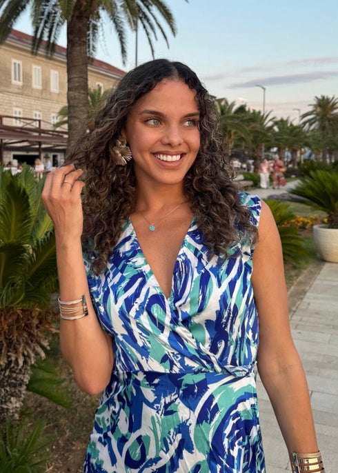 The Perfect Little Wrap Dress - Ocean Feels dubai outfit dress brunch fashion mums