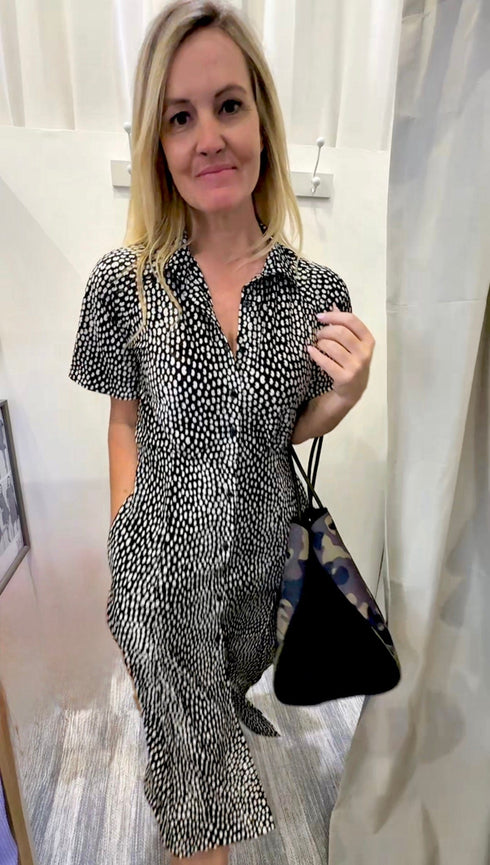 The Perfect Shirt Dress - Fantasy Nights Pleats dubai outfit dress brunch fashion mums