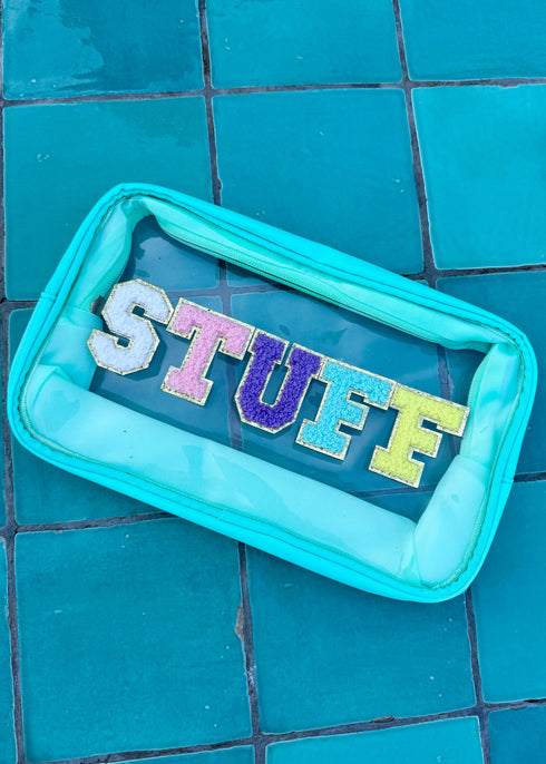 The Perspex Pouch - Aqua Stuff dubai outfit dress brunch fashion mums