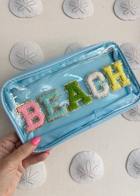 The Perspex Pouch - Beach Blue dubai outfit dress brunch fashion mums