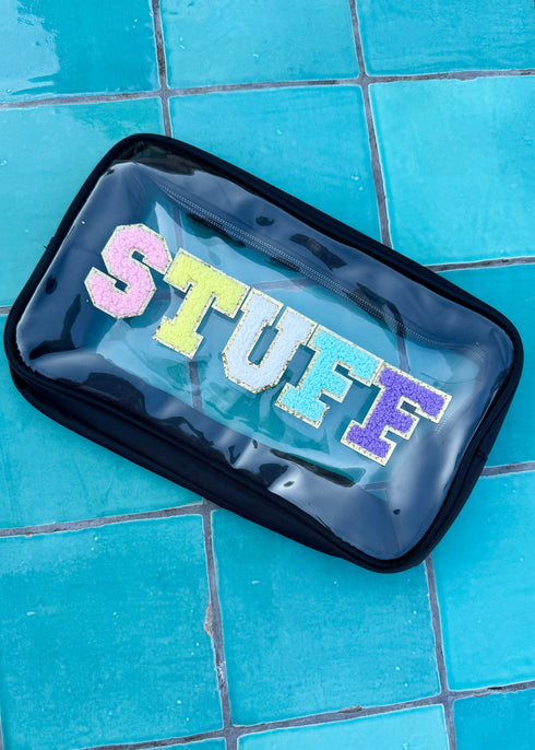 The Perspex Pouch - Black Stuff dubai outfit dress brunch fashion mums