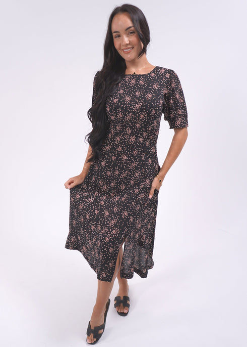 The Pixie Dress - Blushing Midnight dubai outfit dress brunch fashion mums