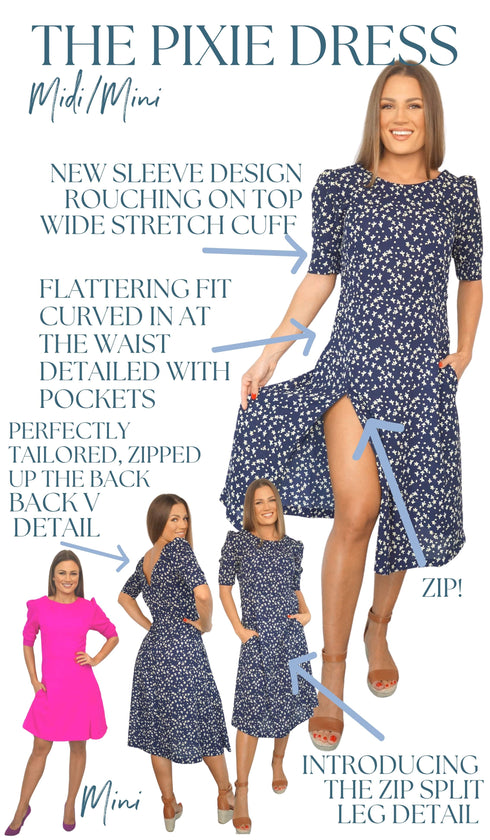 The Pixie Dress - Lipstick Leopard dubai outfit dress brunch fashion mums