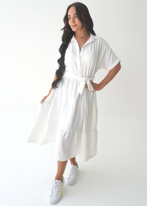 The Riviera Dress - Cy White dubai outfit dress brunch fashion mums