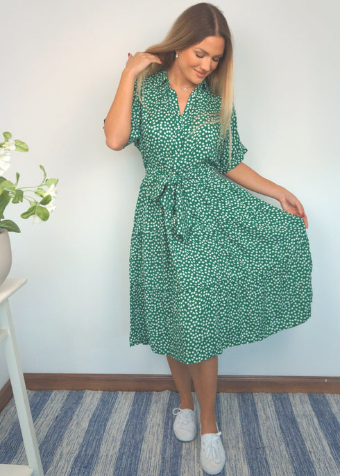 The Riviera Dress - Forest Flowers dubai outfit dress brunch fashion mums