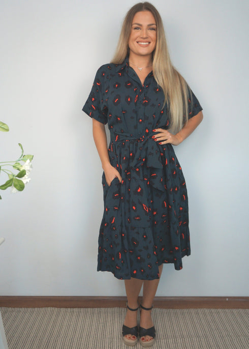 The Riviera Dress - Forest Leopard dubai outfit dress brunch fashion mums