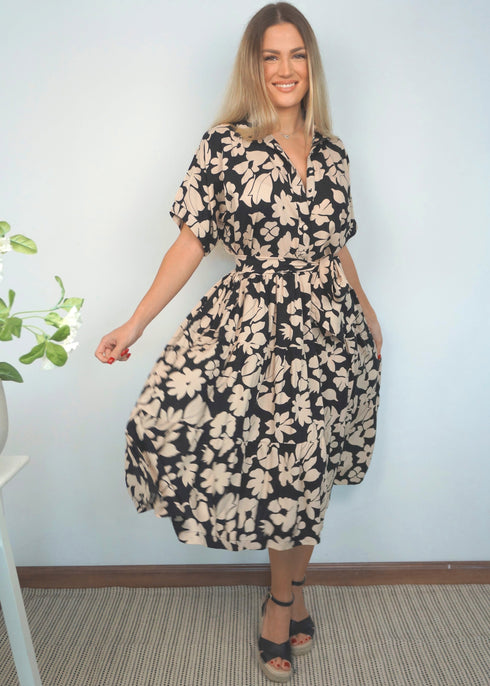 The Riviera Dress - Midnight Style dubai outfit dress brunch fashion mums