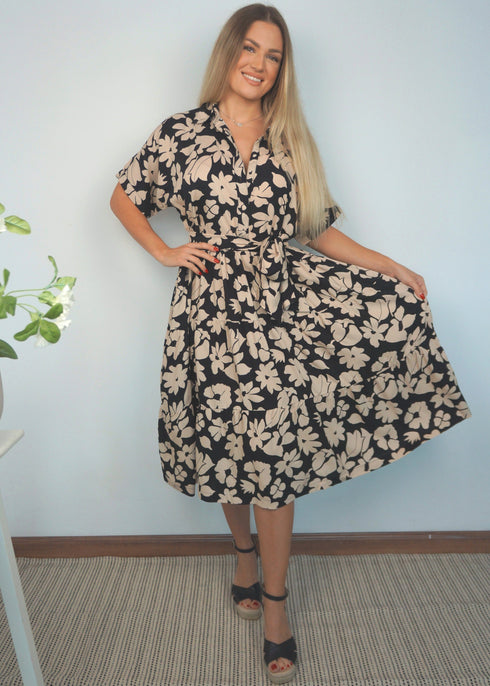 The Riviera Dress - Midnight Style dubai outfit dress brunch fashion mums