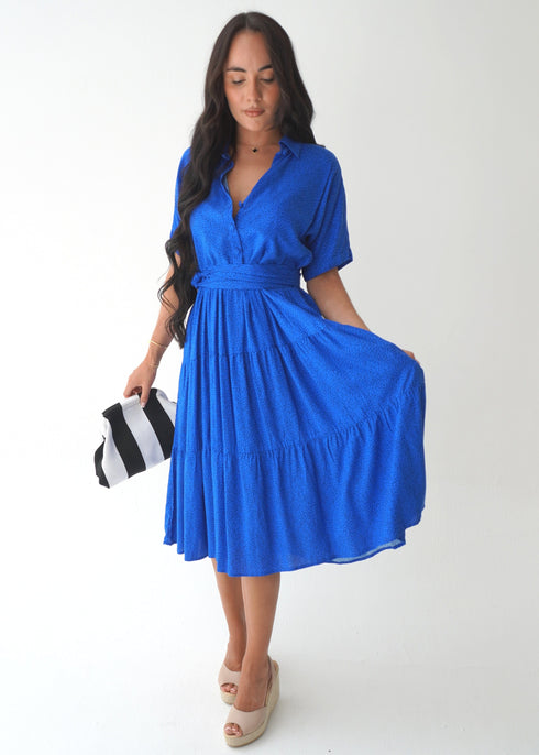 The Riviera Dress - Royal Drops dubai outfit dress brunch fashion mums