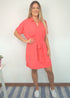 The Shirt Dress - Corals dubai outfit dress brunch fashion mums