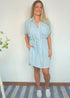The Shirt Dress - Ice Blue dubai outfit dress brunch fashion mums